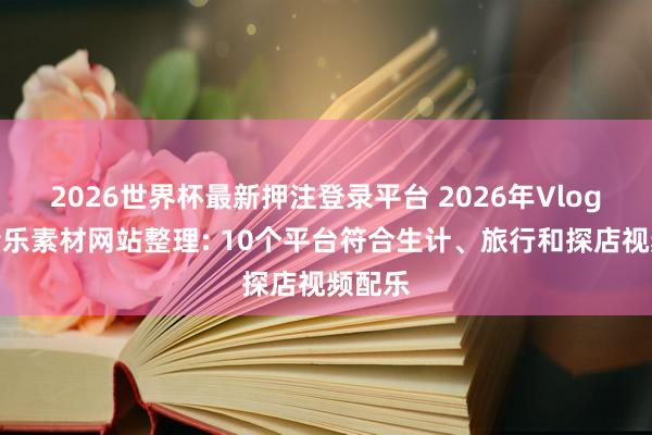 2026世界杯最新押注登录平台 2026年Vlog配景音乐素材网站整理: 10个平台符合生计、旅行和探店视频配乐